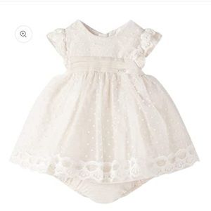 NWT Mayoral Ivory Muslin Dress for Toddler Baby Girl